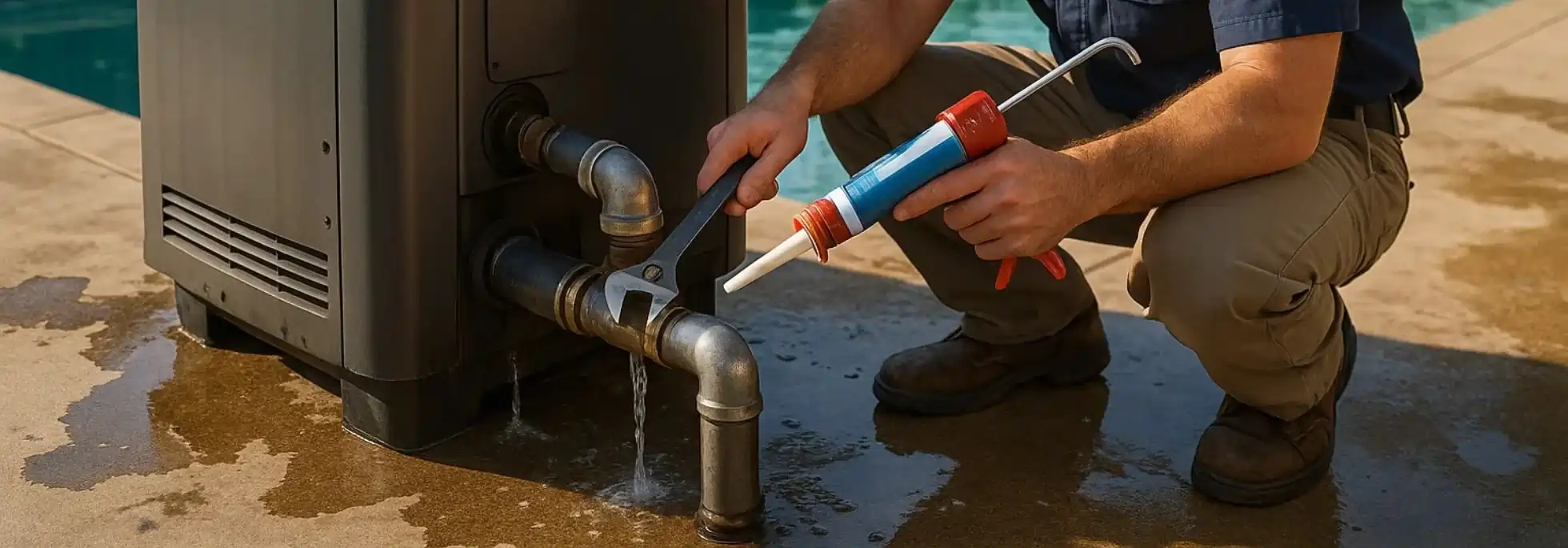  Pool Heater Leak Repair - HVAC Thamesford