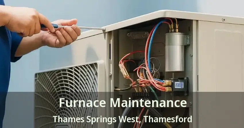 Furnace Maintenance Thames Springs West, Thamesford - ON
